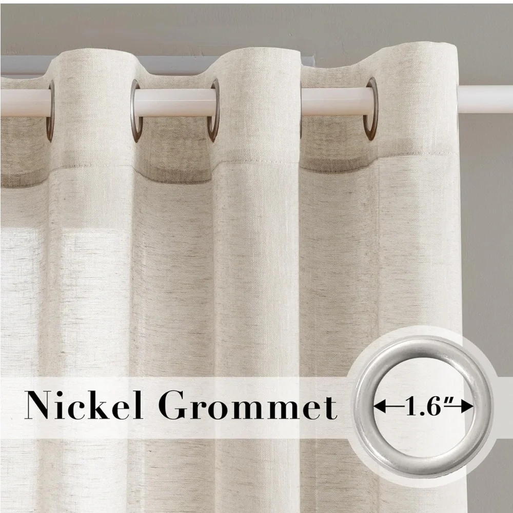 CURTAINS SHEER WITH GROMMETS
